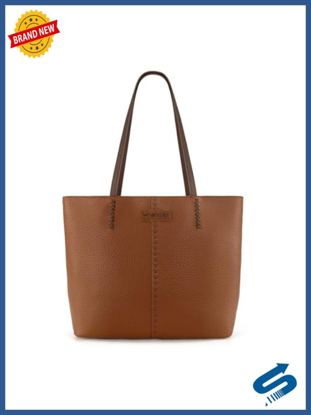 Faux Leather Tote Bag Satchel Shoulder Hobo with Pockets